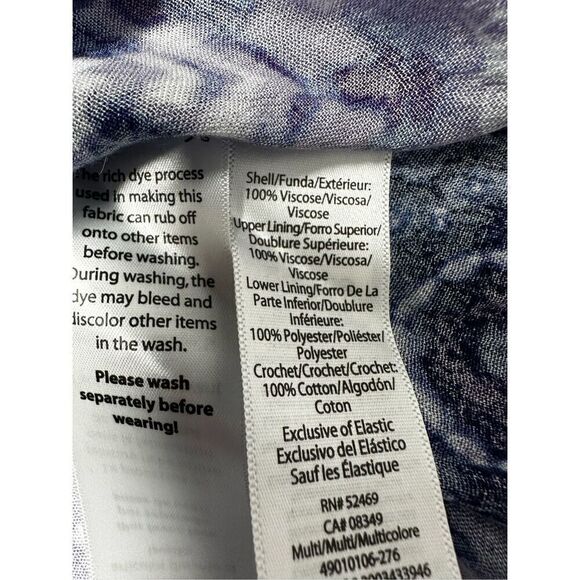 Sofia Jeans by Sofia Vergara Women's Tiered Maxi Dress with Back Tie Neck Sz XS - Picture 15 of 16